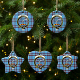 Elliot Ancient Tartan Crest Christmas Ceramic Ornament